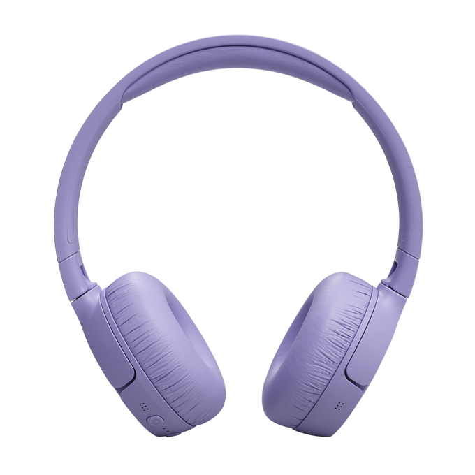 JBL Tune 670NC - Purple - Adaptive Noise Cancelling Wireless On-Ear Headphones - Front image number null